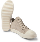 Rick Owens - Cap-Toe Suede Sneakers - Gray