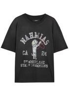 Nahmias State Champions Printed Cotton T-shirt Black