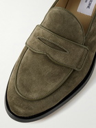 Thom Browne - Varsity Suede Penny Loafers - Green