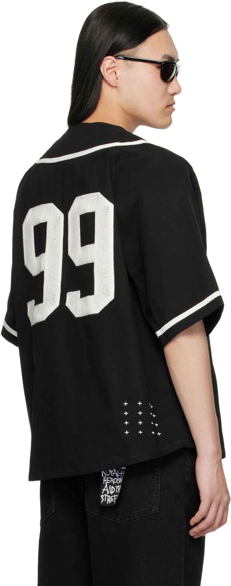 Ksubi Black Outfield S/S Jersey Shirt
