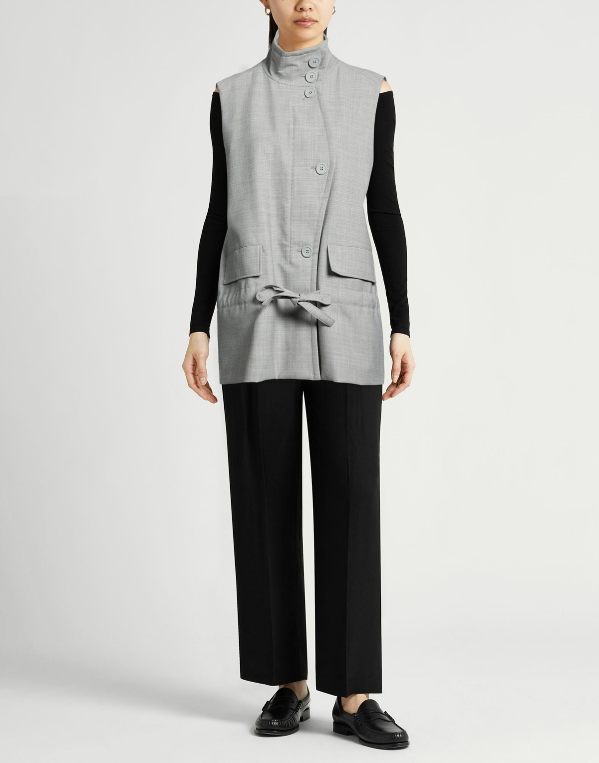 Semicouture Womens Vest in Grey