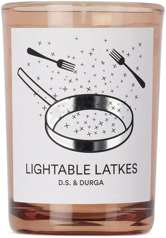 Photo: D.S. & DURGA Lightable Latkes Candle, 8 oz