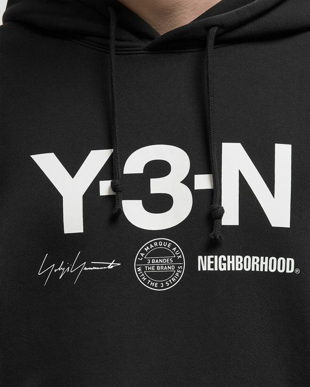 Y-3 X NEIGHBORHOOD GFX HOODIE Black Mens Hoody Y-3