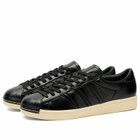 Adidas Superstar Vintage Sneaker in Core Black/Core Black/Warm Vanilla
