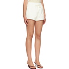 Citizens of Humanity Off-White Vivienne Rolled Sweat Shorts