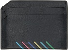 PS by Paul Smith Black Sports Stripe Card Holder