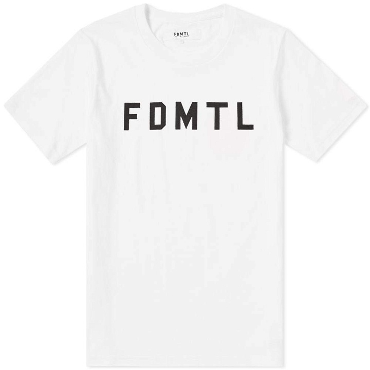 Photo: FDMTL Logo Tee White