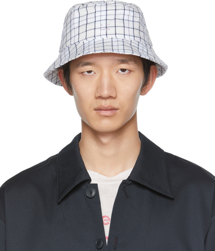 Photo: Acne Studios White Flannel Bucket Hat