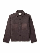 Kardo - Wynton Embroidered Cotton and Hemp-Blend Overshirt - Brown