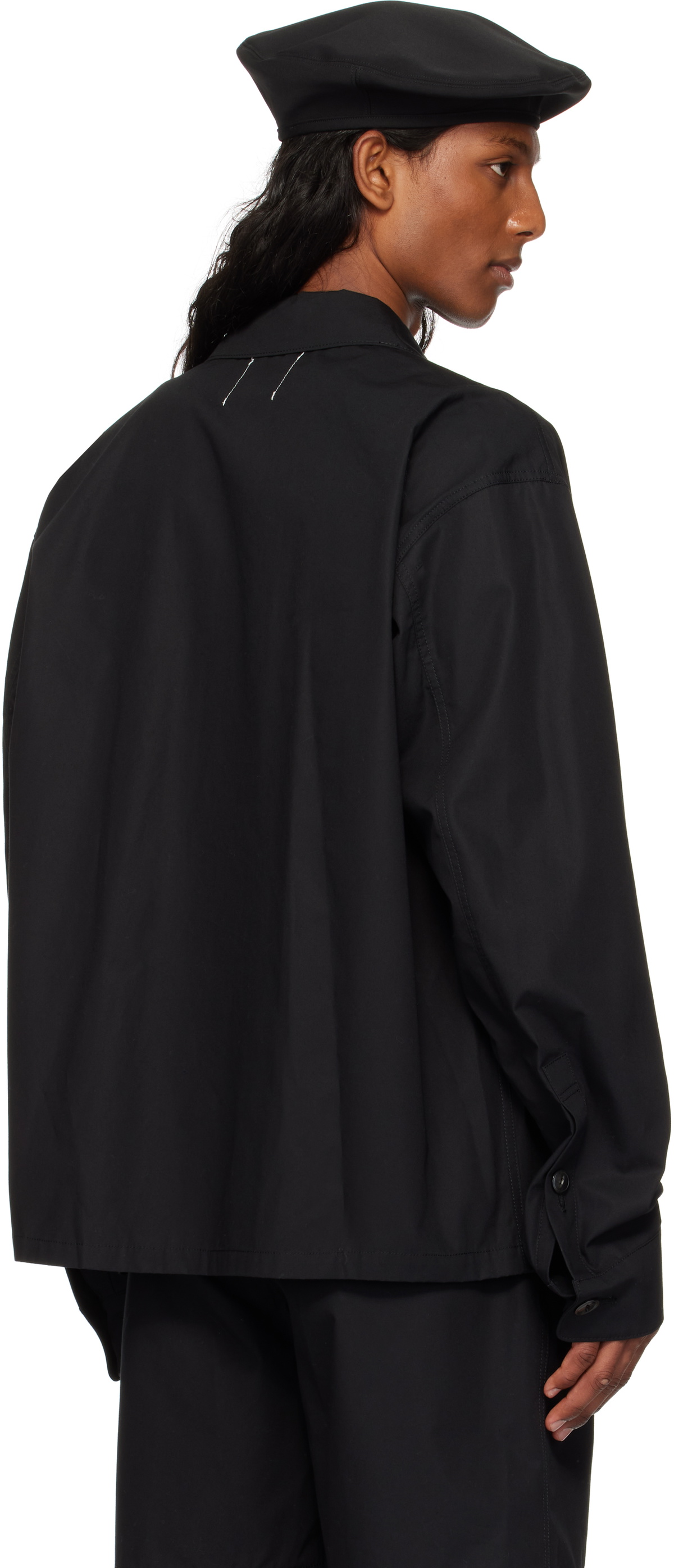 TAKAHIROMIYASHITA TheSoloist. Black Smokey Type 01 Overshirt