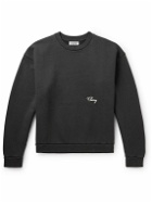 Cherry Los Angeles - Logo-Embroidered Cotton-Jersey Sweatshirt - Black