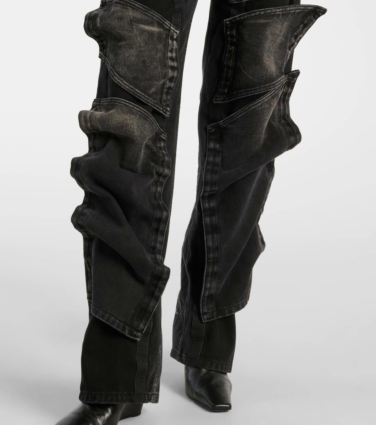 Y/Project Paneled straight jeans