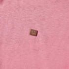 Acne Studios Exford Fade Face T-Shirt in Bubblegum Pink