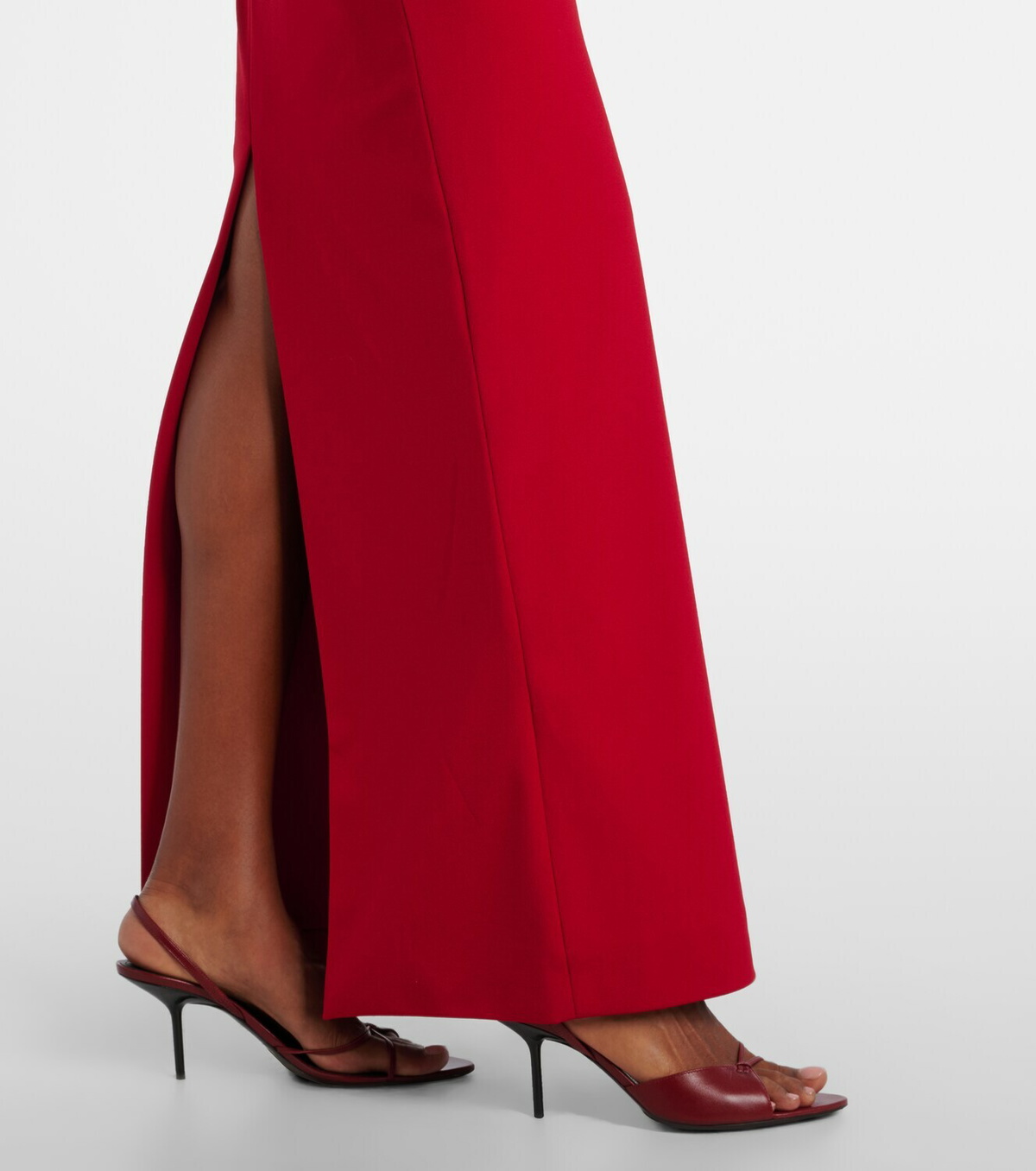 Solace London Lang crêpe maxi dress
