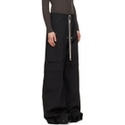 Rick Owens Black Tower Cargobelas Cargo Pants