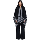 Max Mara Black Hildestole Scarf