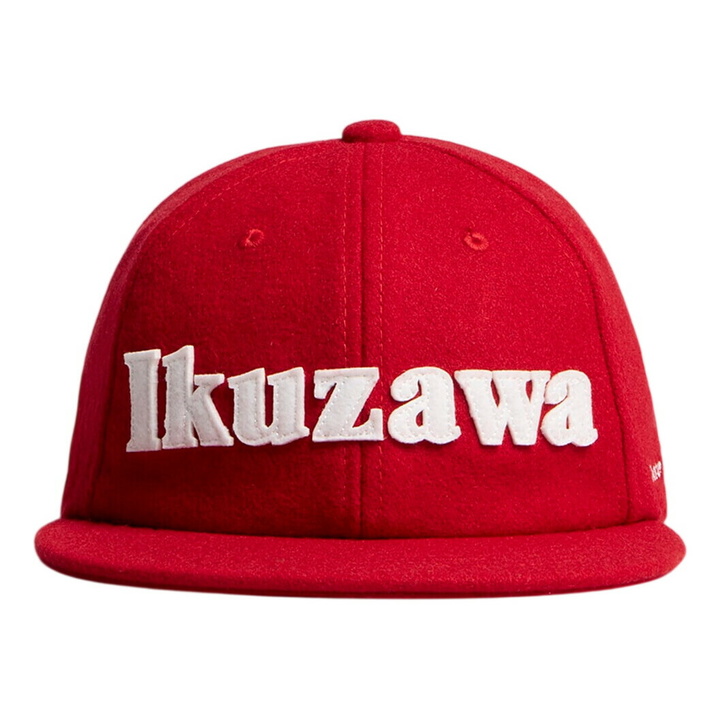 Photo: Team Ikuzawa Aikou-Gumi Ikuzawa Wool 6 Panel Cap in Red