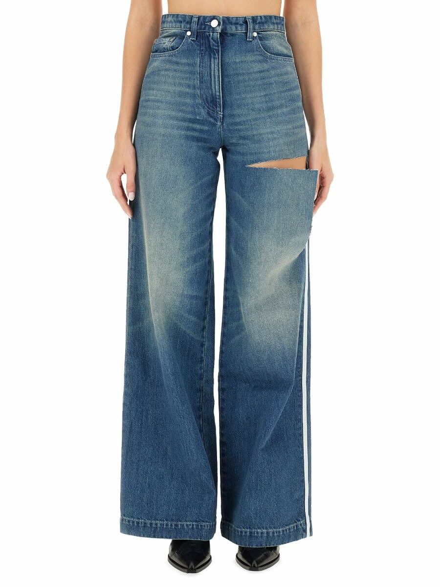Peter Do Belted high-rise wide-leg silk pants Peter Do