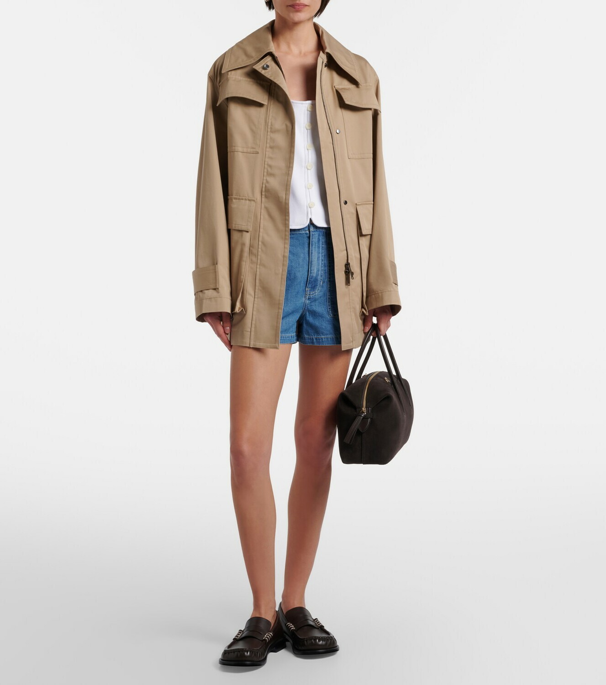 Veronica Beard Sally denim shorts