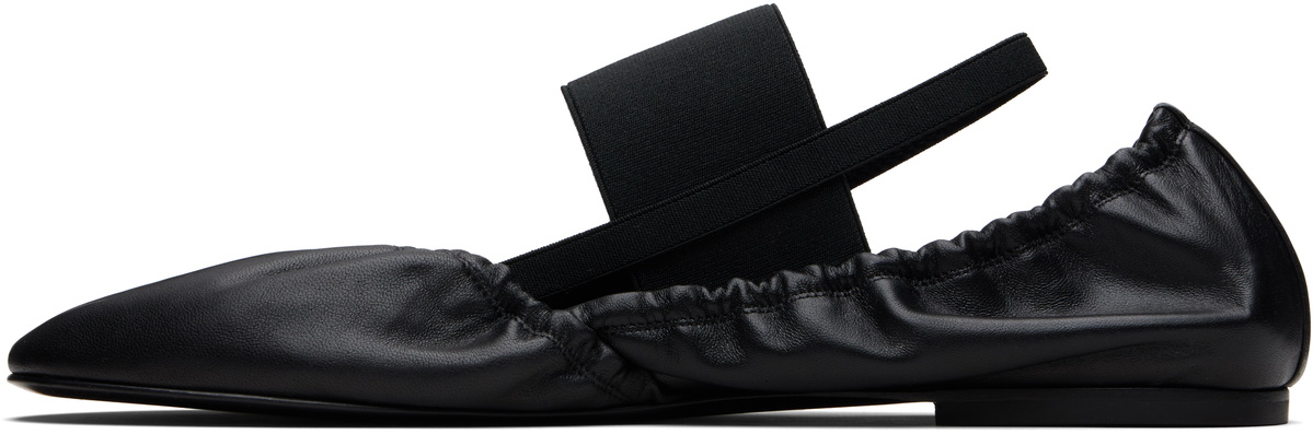 ALAINPAUL Black Merce Ballerina Flats