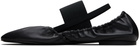 ALAINPAUL Black Merce Ballerina Flats
