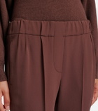 Brunello Cucinelli Crêpe straight pants