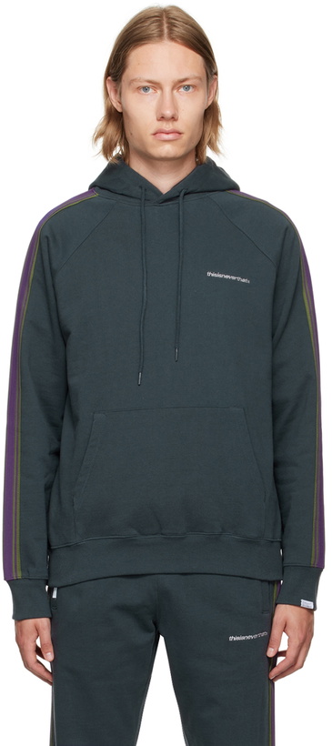 Photo: thisisneverthat Gray Cotton Hoodie