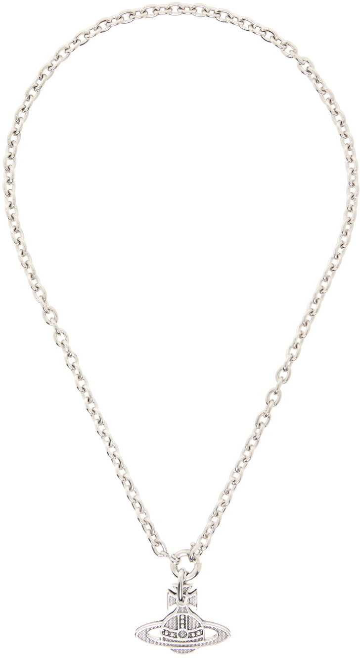 Vivienne Westwood Silver Hilario Reversible Pendant Necklace