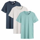 Calvin Klein Men's Crew Neck T-Shirt - 3 Pack in Green