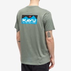 KAVU Men's Klear Above Etch Art T-Shirt in Dark Forest