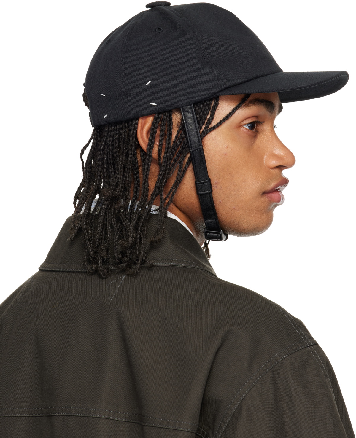 Maison Margiela Black Riding Cap