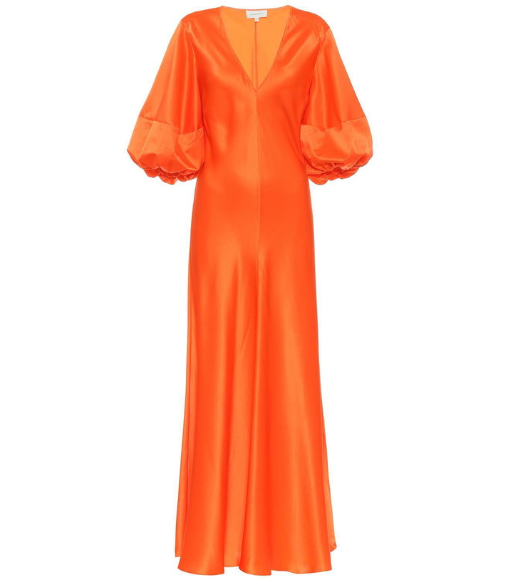 Photo: Lee Mathews Silk-satin midi dress