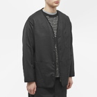 Comme des Garçons Homme Men's Nylon Liner Zip Jacket in Black