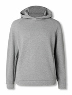 Lululemon - At Ease Double-Knit Textured Cotton-Blend Hoodie - Gray