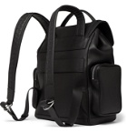 Serapian - Mosaico Woven Leather Backpack - Black