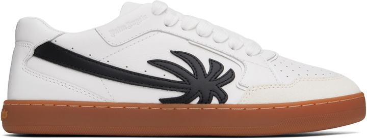 Photo: Palm Angels White New Palm 1 Sneakers