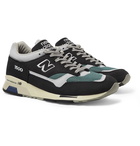 New Balance - M1500GN 30th Anniversary Nubuck and Mesh Sneakers - Navy