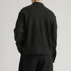 NN07 Men's Reed Boiled Wool Shirt Jacket in Dark Army
