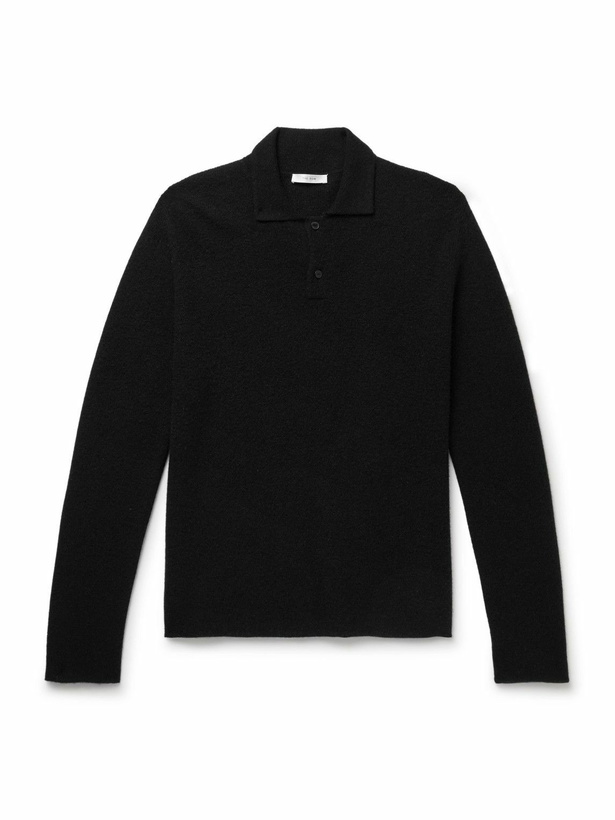 Photo: The Row - Tiger Cashmere Polo Sweater - Black