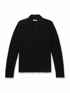 The Row - Tiger Cashmere Polo Sweater - Black