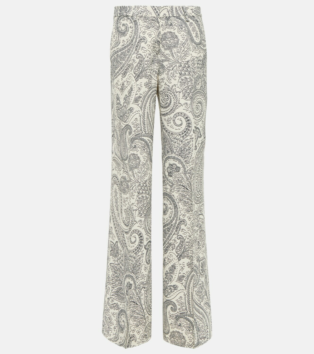 Etro - Paisley high-rise wide-leg pants Etro