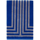 Lateral Objects Blue and Grey Arc Towel