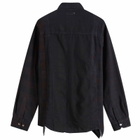 Needles 7 Cuts Over Dye Flannel Shirt in Black