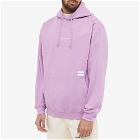 MKI Men's Embroidered Logo Hoody in Lilac