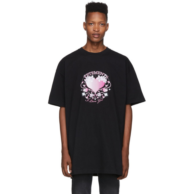 Photo: Vetements Black Valentines Logo T-Shirt