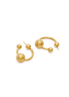 Jean Paul Gaultier The Piercing Hoop Earrings - Gold - One Size