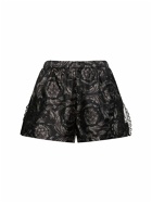 VERSACE - Barocco Print Silk Twill Pajama Shorts