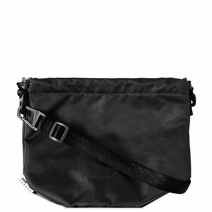 Photo: F/CE. Men's Satin Drawstring Bag in Black