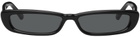 The Attico Black Linda Farrow Edition Thea Sunglasses