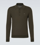 Prada Virgin wool polo sweater
